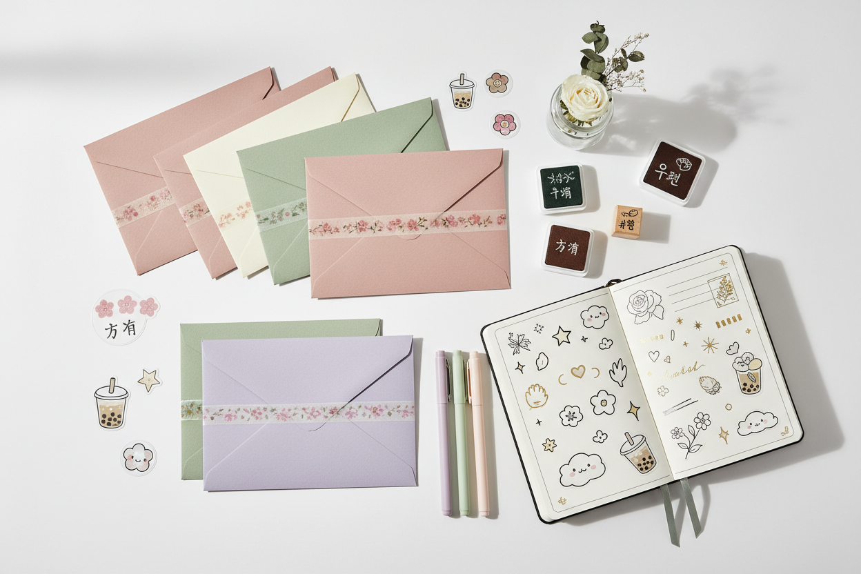 Scrapbooking mail set